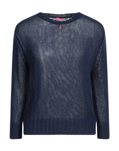 Alessandro Aste Woman Sweater Navy Blue Size Xs Cotton