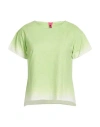 Alessandro Aste Woman T-shirt Light Green Size M Cotton