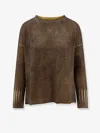 Alessandro Aste Zambira Merino Wool And Cashmere Sweater In Brown