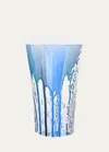 Alessandro Ciffo Murano 5.0 Crystal Color Extra-small Vase In Blue