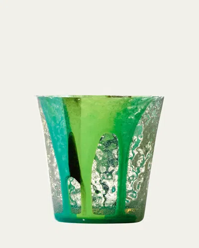 Alessandro Ciffo Murano Green Silicone Drinking Glass In Multi