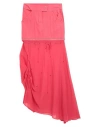 Alessandro De Benedetti Woman Long Skirt Fuchsia Size 4 Cotton In Pink