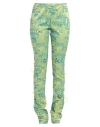 Alessandro De Benedetti Woman Pants Light Green Size 6 Acetate, Cotton, Elastane In Green