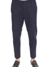 Alessandro Dell Acqua - Pantalone With Coulisse Cotton Ad7318/p0083e 50 Blue