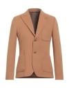 Alessandro Dell'acqua Grey Daniele Alessandrini Man Blazer Camel Size 38 Polyester, Elastane In Beige