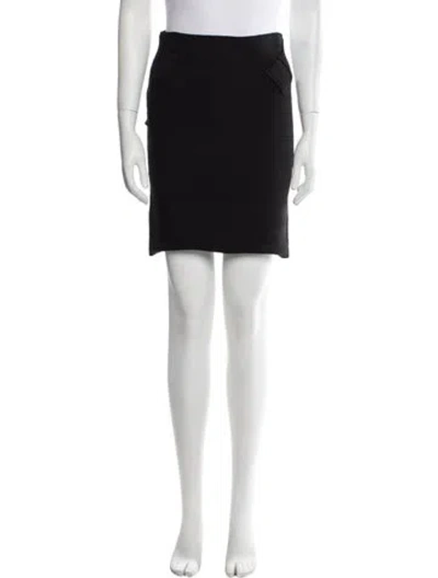 Pre-owned Alessandro Dell'acqua Knee-length Skirt In Black