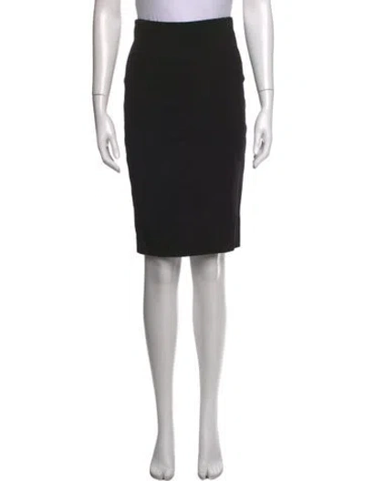 Pre-owned Alessandro Dell'acqua Knee-length Skirt In Black