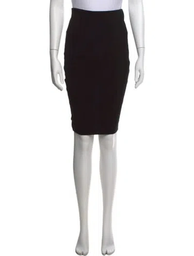 Pre-owned Alessandro Dell'acqua Knee-length Skirt In Black
