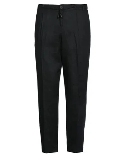 Alessandro Dell'acqua Man Pants Black Size 38 Linen