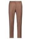 Alessandro Dell'acqua Man Pants Camel Size 38 Polyester, Viscose, Elastane In Beige