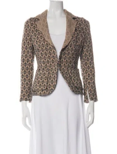 Pre-owned Alessandro Dell'acqua Patterned Blazer In Multi