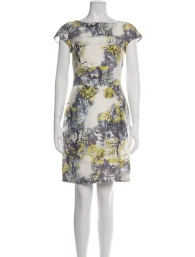 Pre-owned Alessandro Dell'acqua Silk Knee-length Dress In Green