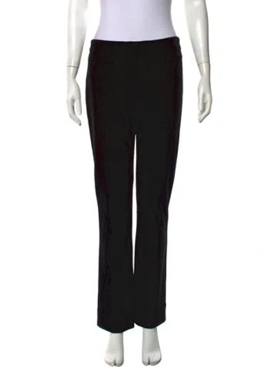 Pre-owned Alessandro Dell'acqua Straight Leg Pants In Black