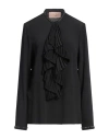 Alessandro Dell'acqua X Elena Mirò Woman Top Black Size 6 Acetate, Silk, Polyamide In Black