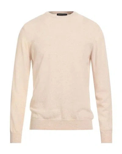 Alessandro Di Lorenzo Man Sweater Beige Size Xl Wool, Viscose, Cashmere, Polyamide