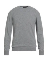Alessandro Di Lorenzo Man Sweater Light Grey Size Xxl Wool, Viscose, Cashmere, Polyamide