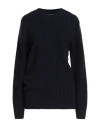 Alessandro Di Lorenzo Woman Sweater Midnight Blue Size Xl Acrylic, Wool, Tencel