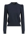 Alessandro Di Lorenzo Woman Sweater Navy Size M Viscose, Polyester, Polyamide