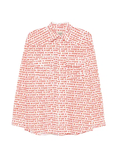 Alessandro Enriquez Amore-pattern Shirt In Pink