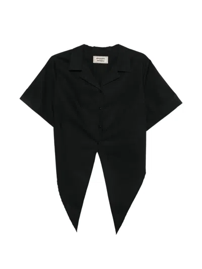 Alessandro Enriquez Buttoned Top In Black