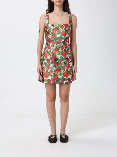 Alessandro Enriquez Printed Crêpe Mini Dress In Multi
