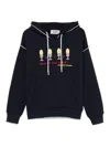 Alessandro Enriquez Logo-embroidered Hoodie In Multicolour