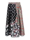 Alessandro Enriquez Mix-print Maxi Skirt In Multicolour
