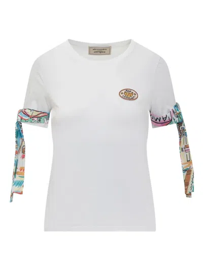 Alessandro Enriquez Foulard-detail T-shirt