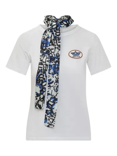 ALESSANDRO ENRIQUEZ FOULARD-DETAIL T-SHIRT