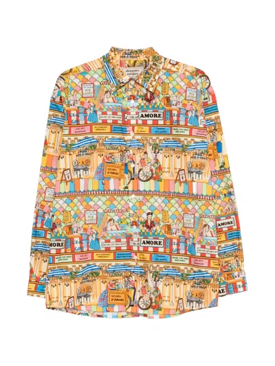 Alessandro Enriquez Hemd Mit Grafischem Print In Multi