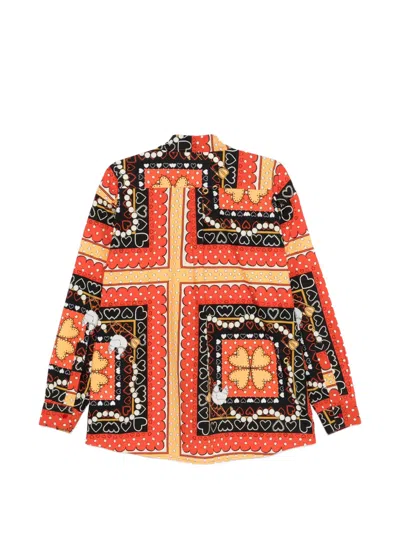 Alessandro Enriquez Hearts Print Top In Multi