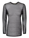 Alessandro Enriquez Striped Metallic Black/multicolor Shirt In Black