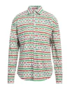 Alessandro Enriquez Man Shirt White Size M Cotton, Elastane In White