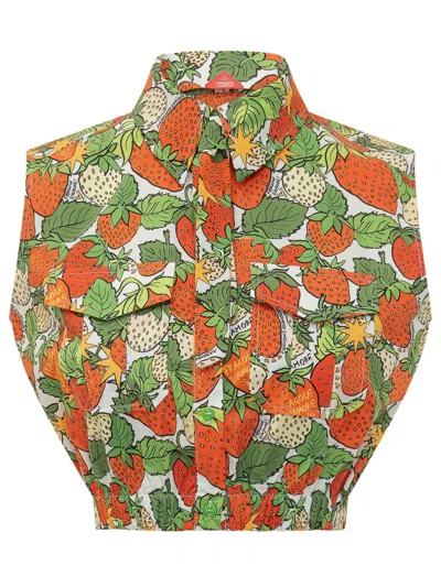 Alessandro Enriquez Multicolour Printed Sleeveless Shirt