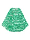 Alessandro Enriquez Printed Mini Dress In Green