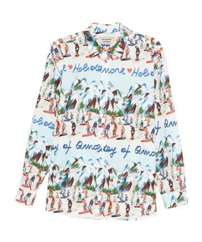 Alessandro Enriquez Printed Shirt In Multi