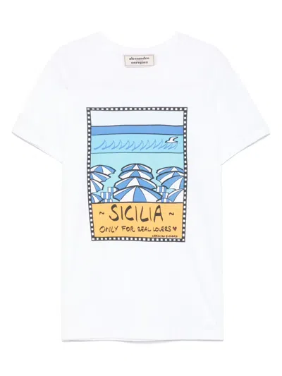 ALESSANDRO ENRIQUEZ PRINTED T-SHIRT