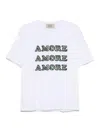 Alessandro Enriquez Text-embroidered T-shirt In Multicolour