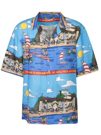 Alessandro Enriquez Shirts In Blue
