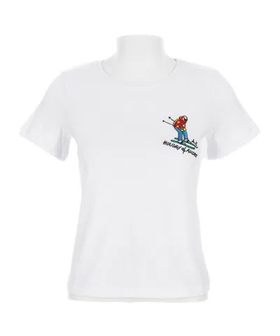 Alessandro Enriquez Short-sleeved T-shirt In White