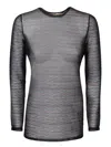 Alessandro Enriquez Striped Metallic Black/multicolor Shirt In Black