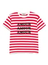 Alessandro Enriquez Striped T-shirt In Red
