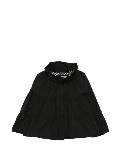 Alessandro Enriquez Taffetas Blouson Jacket In Black