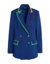 Alessandro Enriquez Woman Blazer Blue Size 10 Polyester In Blue