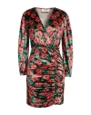 Alessandro Enriquez Woman Mini Dress Black Size 6 Polyester In Black