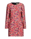 Alessandro Enriquez Woman Mini Dress Red Size 10 Polyester In Red