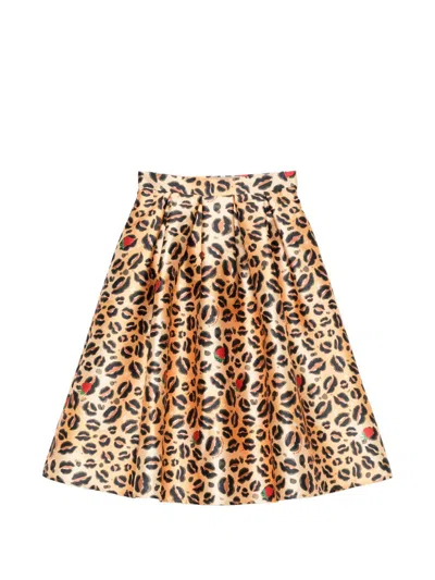 Alessandro Enriquez Women's Printed Midi Skirt In Multi