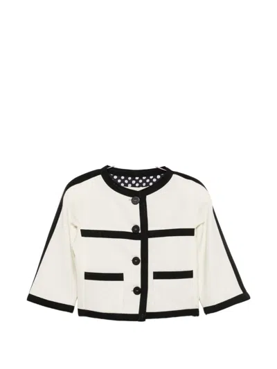 Alessandro Enriquez Wool Jacket In White