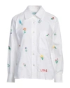 Alessandro Gherardeschi Woman Shirt White Size 8 Cotton