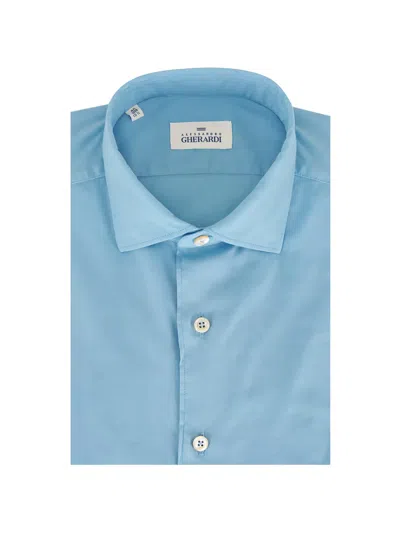 Alessandro Gherardi Buttoned Shirt In Blue